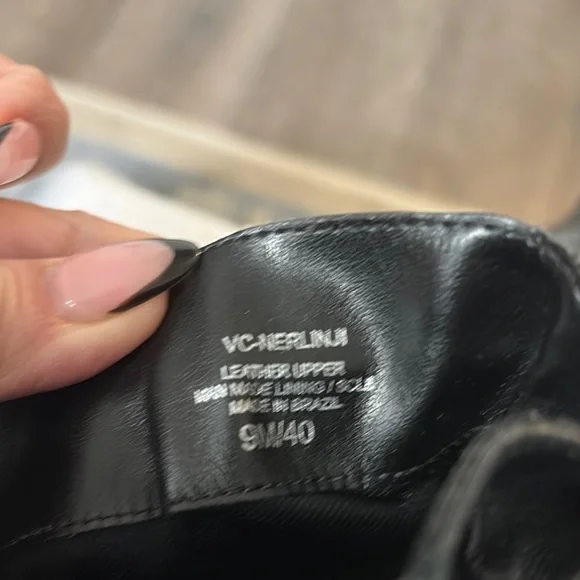 Black Leather Ankle Boots - Picture 3 of 4